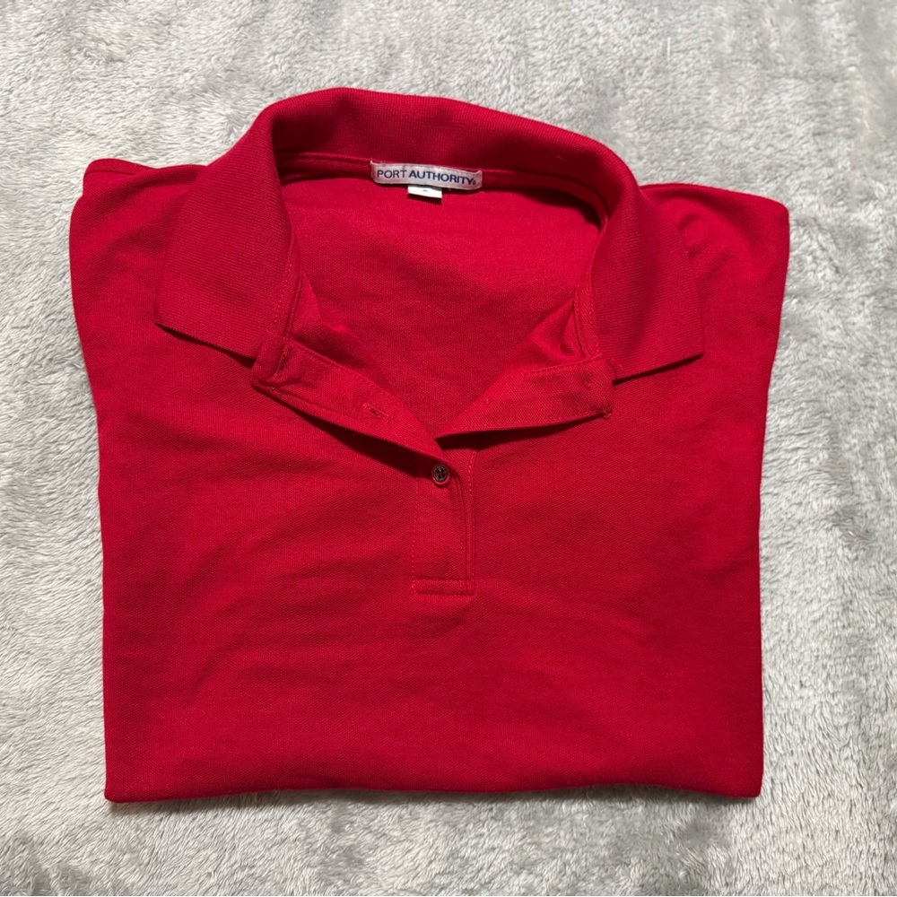 Port Authority Red Polo Shirt